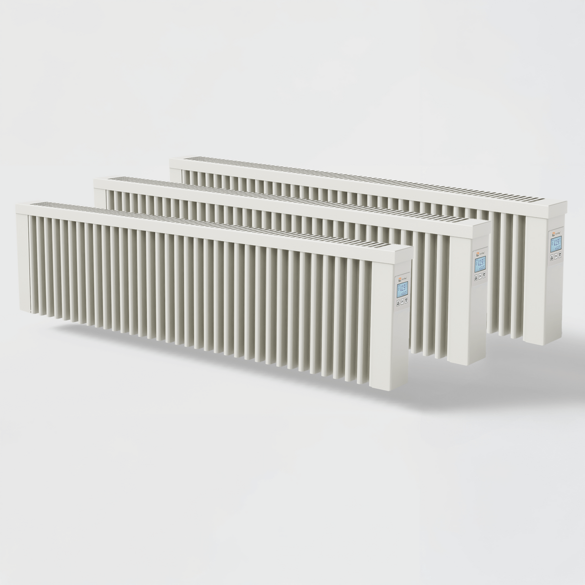 3er Paketset AeroFlow® Elektroheizung SLIM Standard - 1200 Watt