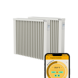2er Paketset AeroFlow® Elektroheizung Compact Smart - 1300 Watt