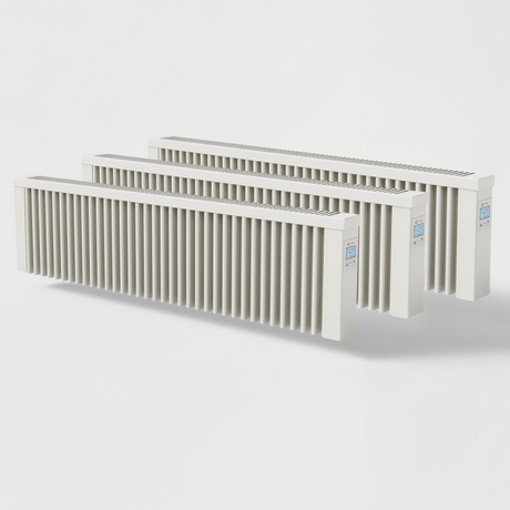 3er Paketset AeroFlow® Elektroheizung SLIM Standard - 1200 Watt