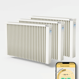 3er Paketset AeroFlow® Elektroheizung Compact Smart - 1950 Watt