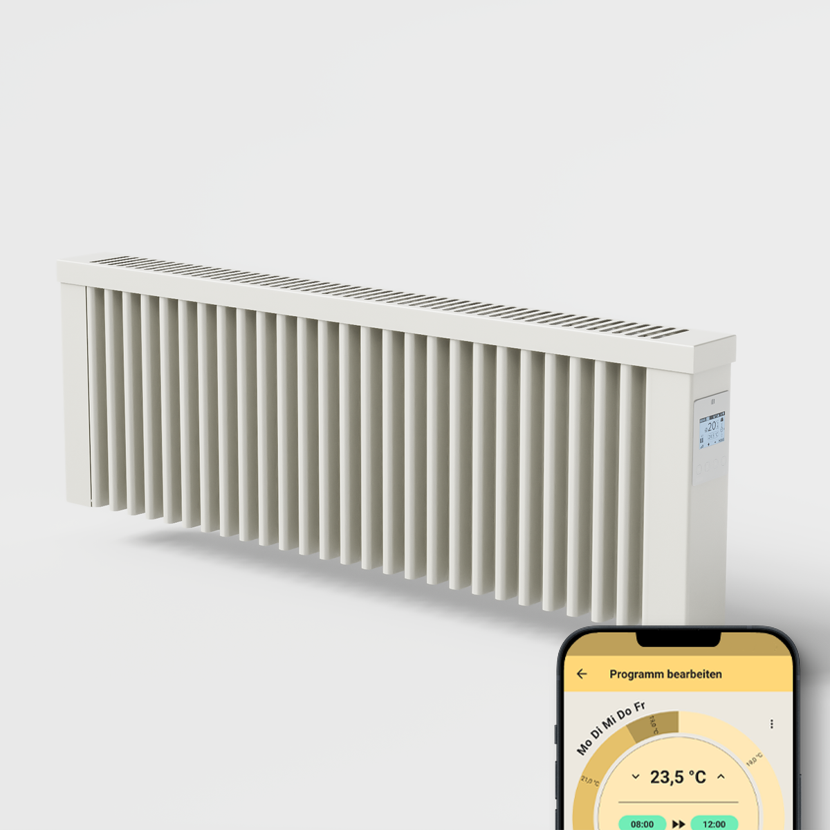 AeroFlow® Elektroheizung Slim Smart - 1200 Watt