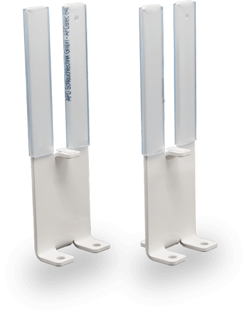 Praktisches Standfuß-Set zum Schrauben