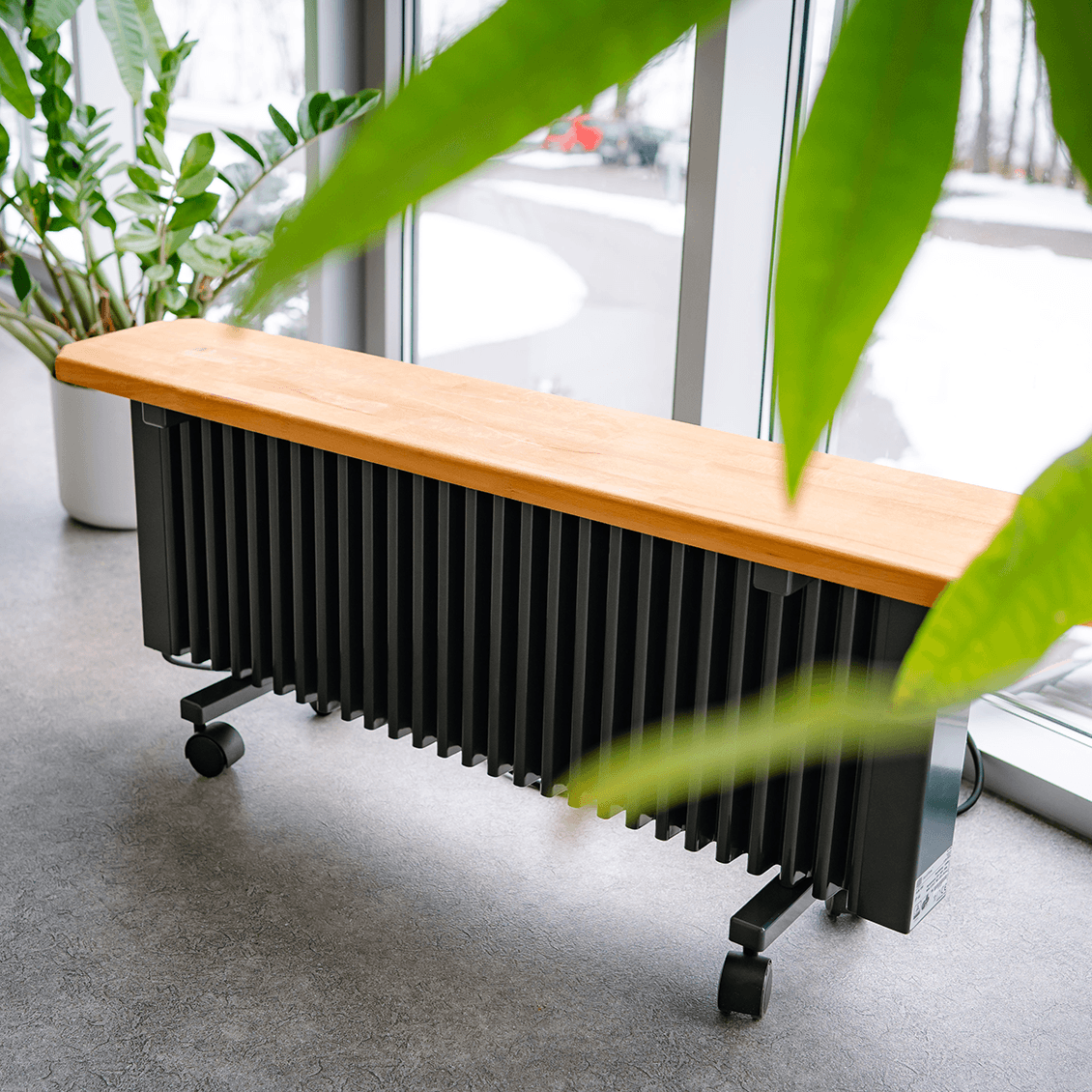 Banco calefactable HeatLounge 1200 W antracita