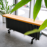 Banco calefactable HeatLounge 1200 W antracita